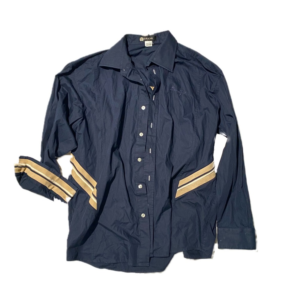 Vintage Sean John Button Down, Size Large Men, Blue
